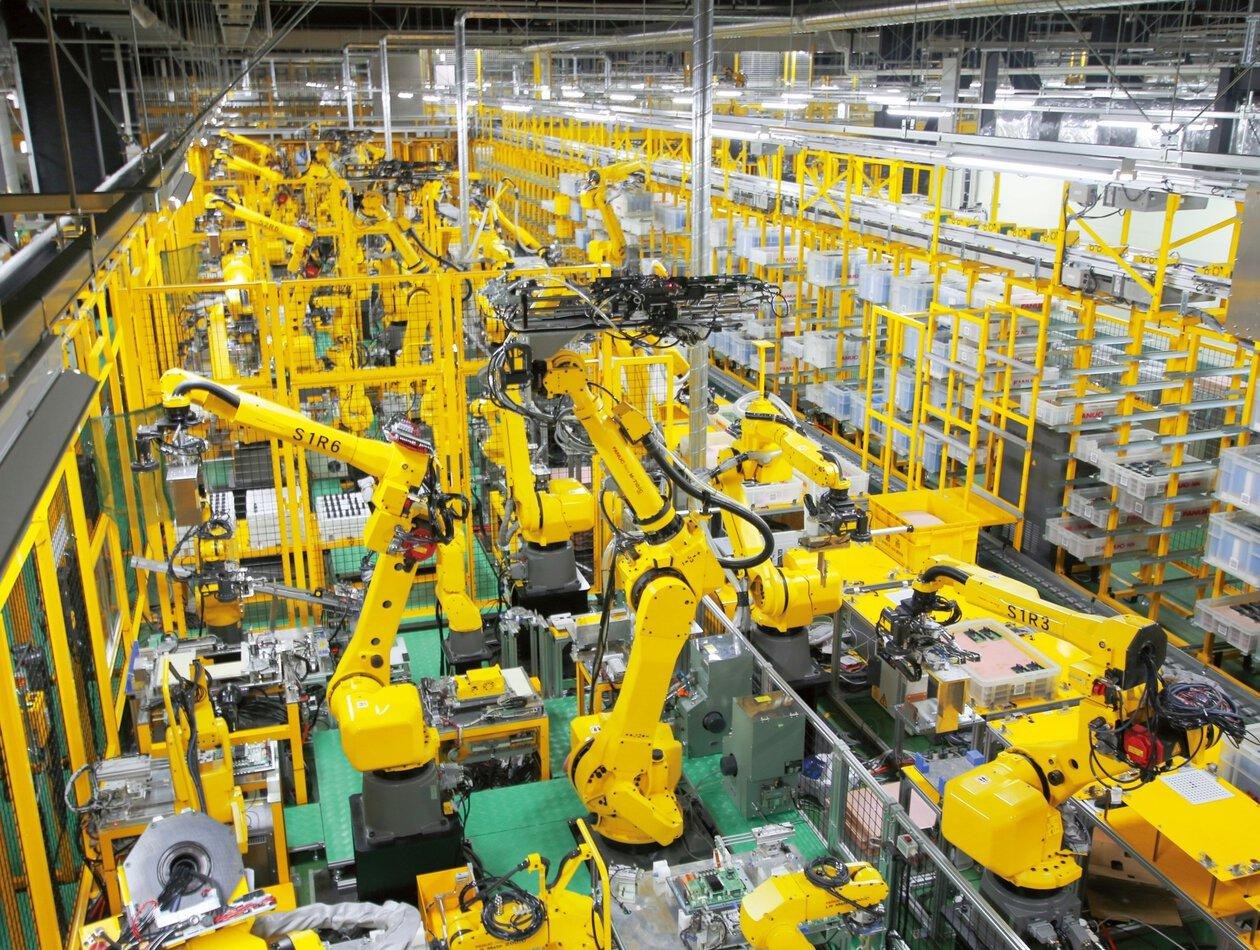 Robotic automotive assembly line